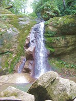 Водопад в окрестностях п.Хаджох